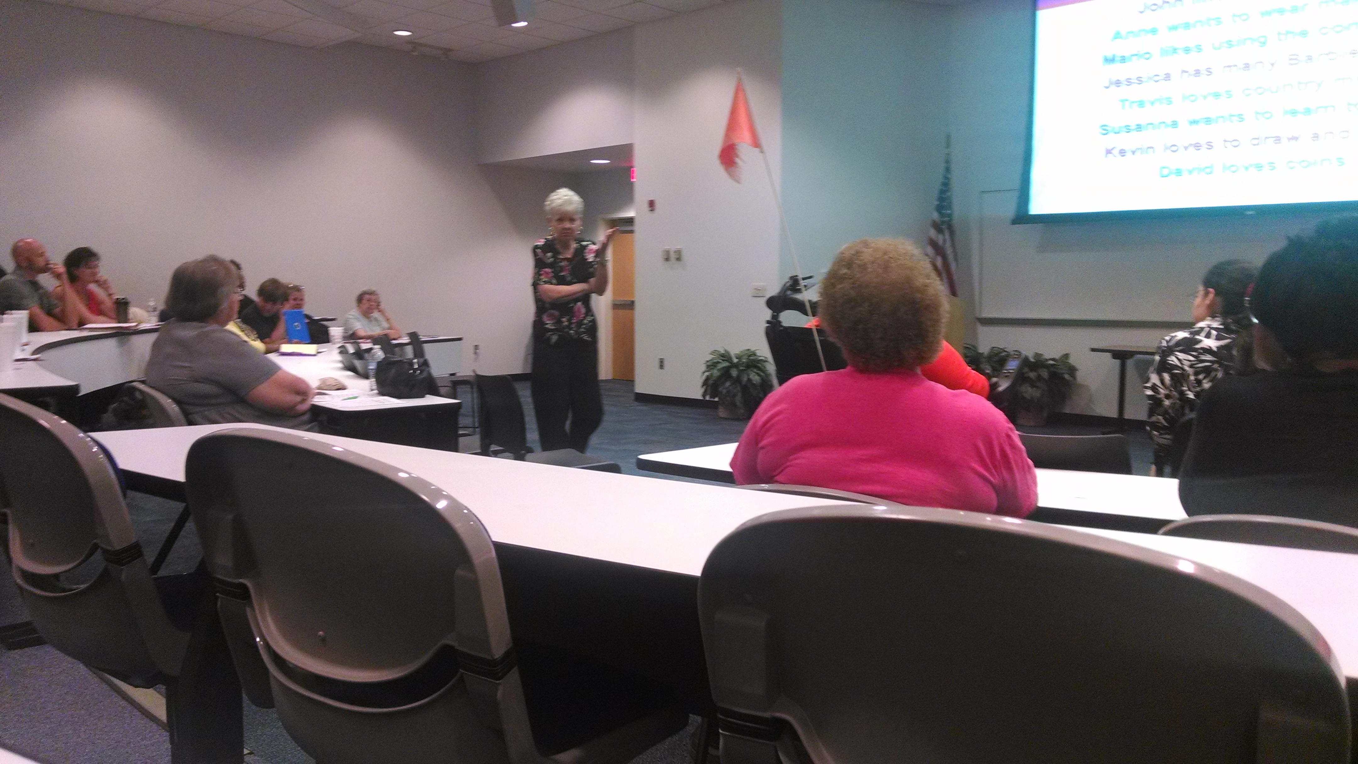 The Northwest Area Two Family Care Council sponsored Kathie Snow, author of “Disability is Natural” to provide training to the Panama City and surrounding communities on June 16, 2015 at the Gulf Coast State college.